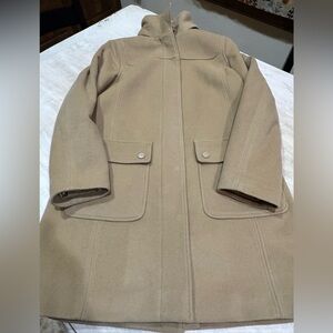 L.L. Bean Tan Wool Blend Jacket